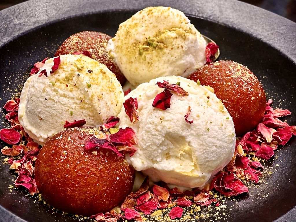 Gulab Jamun Swirl