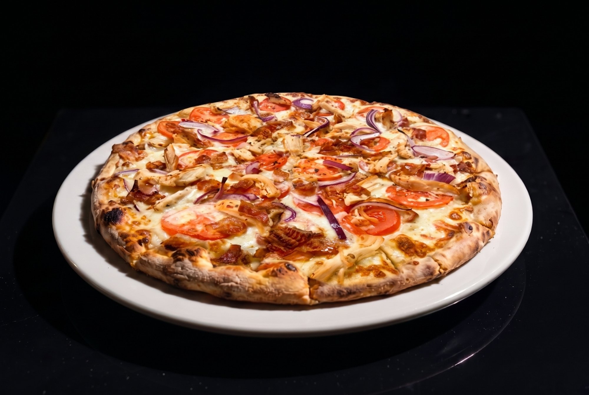 GF Train De-Luxe Pizza