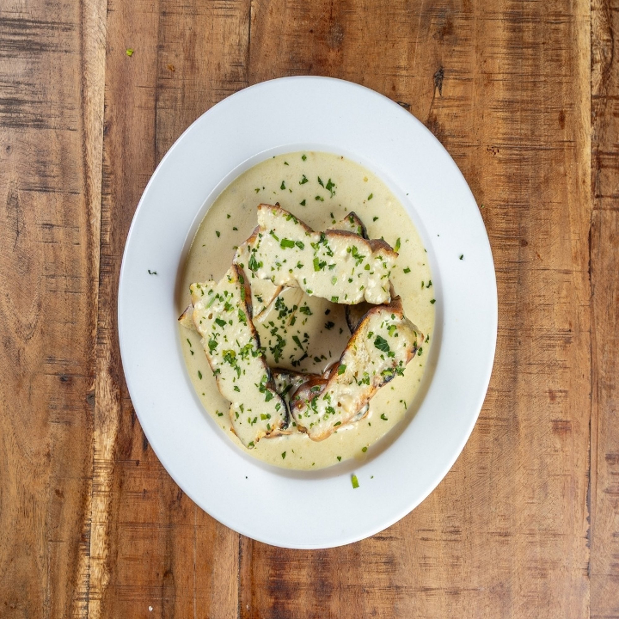 Focaccia/Gorgonzola Cream
