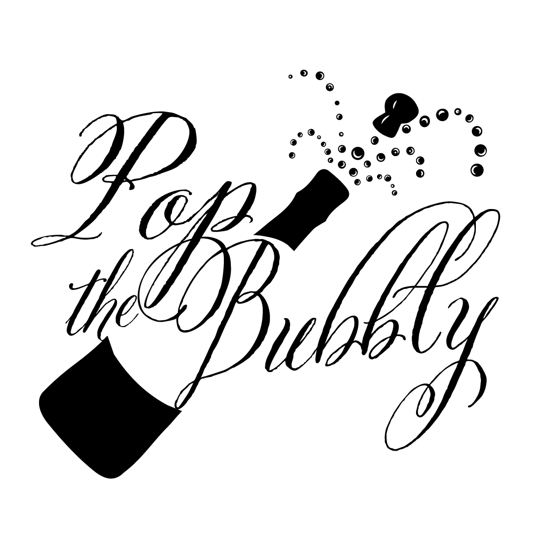 Pop the Bubbly Logo