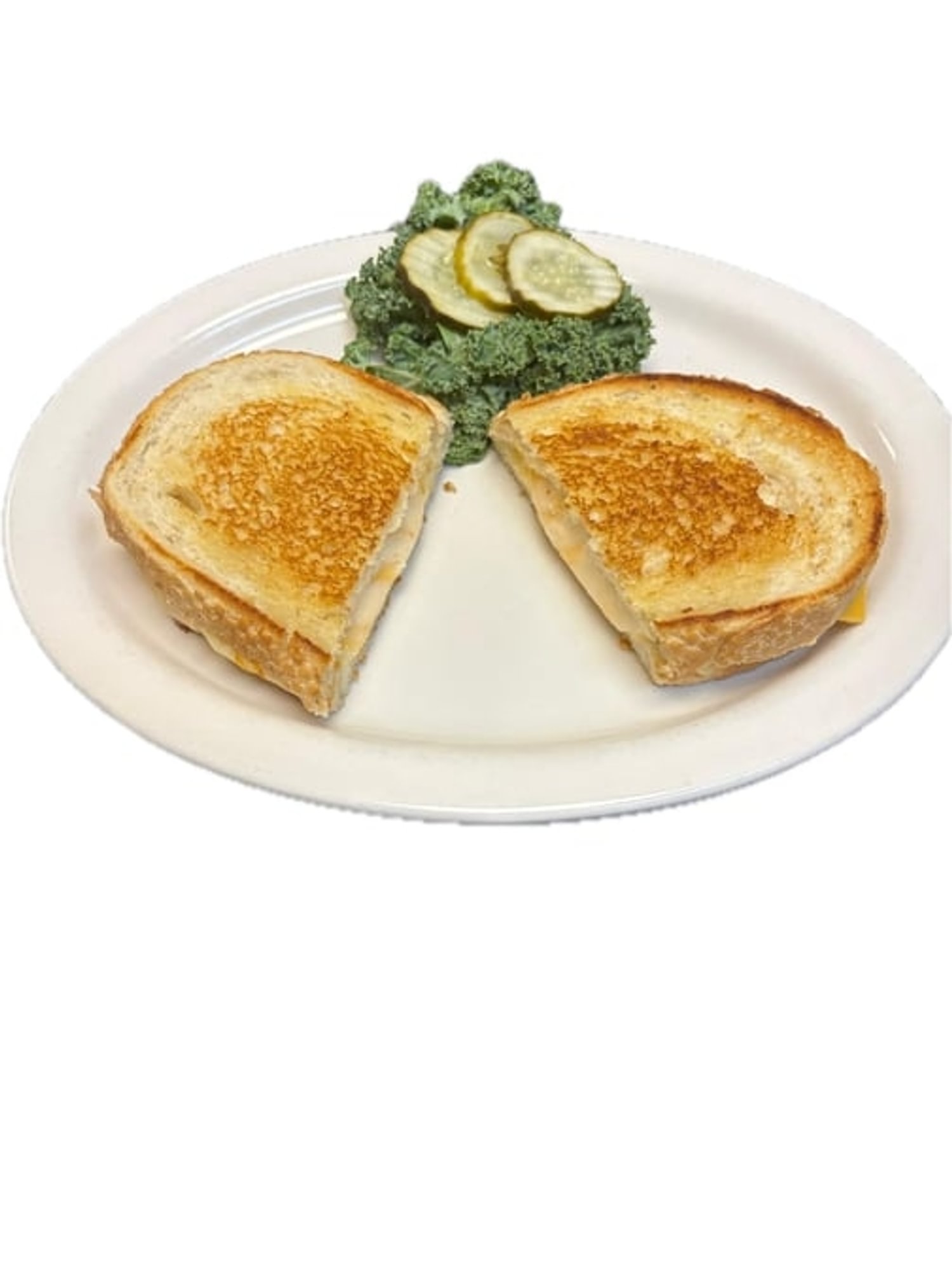 Three Cheese Grilled Cheese Sandwich