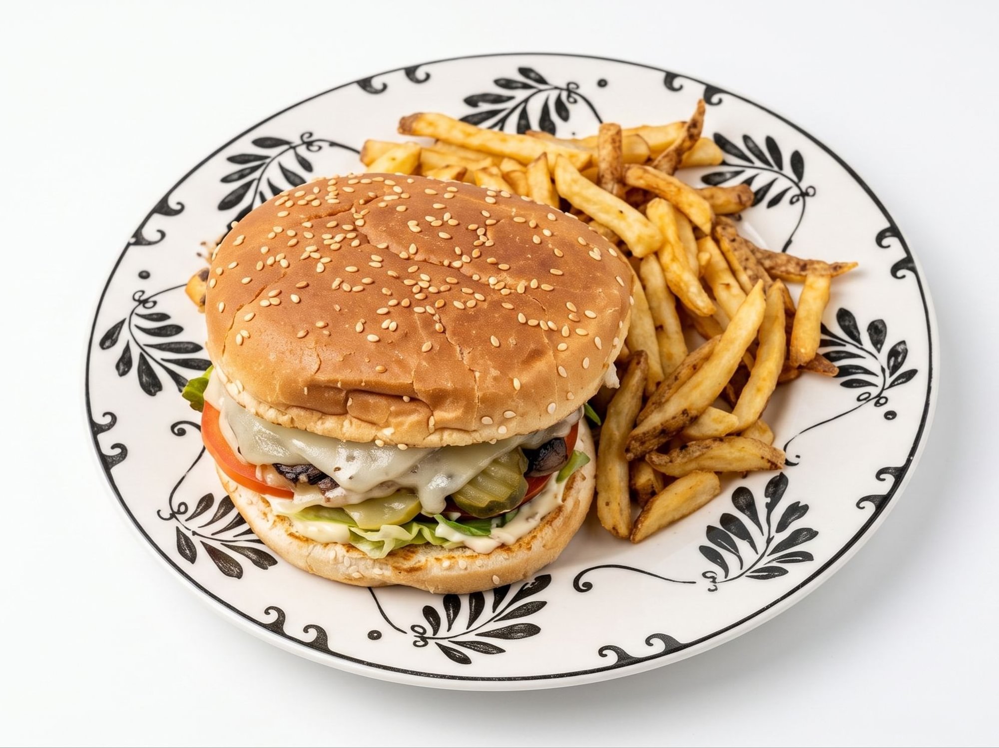 Mushroom & Swiss Burger