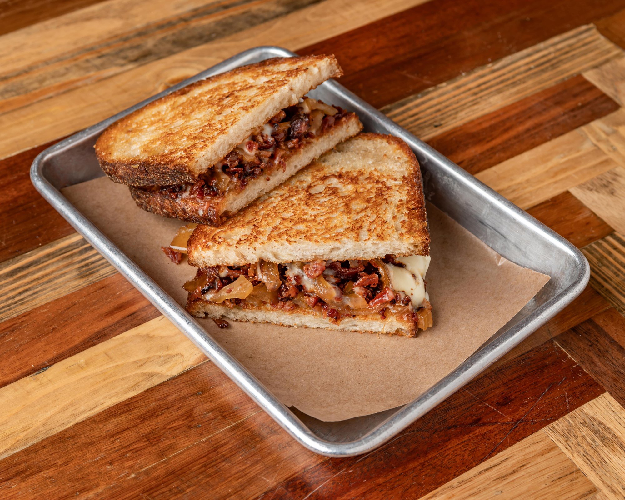 Brie & Bacon Grilled Cheese