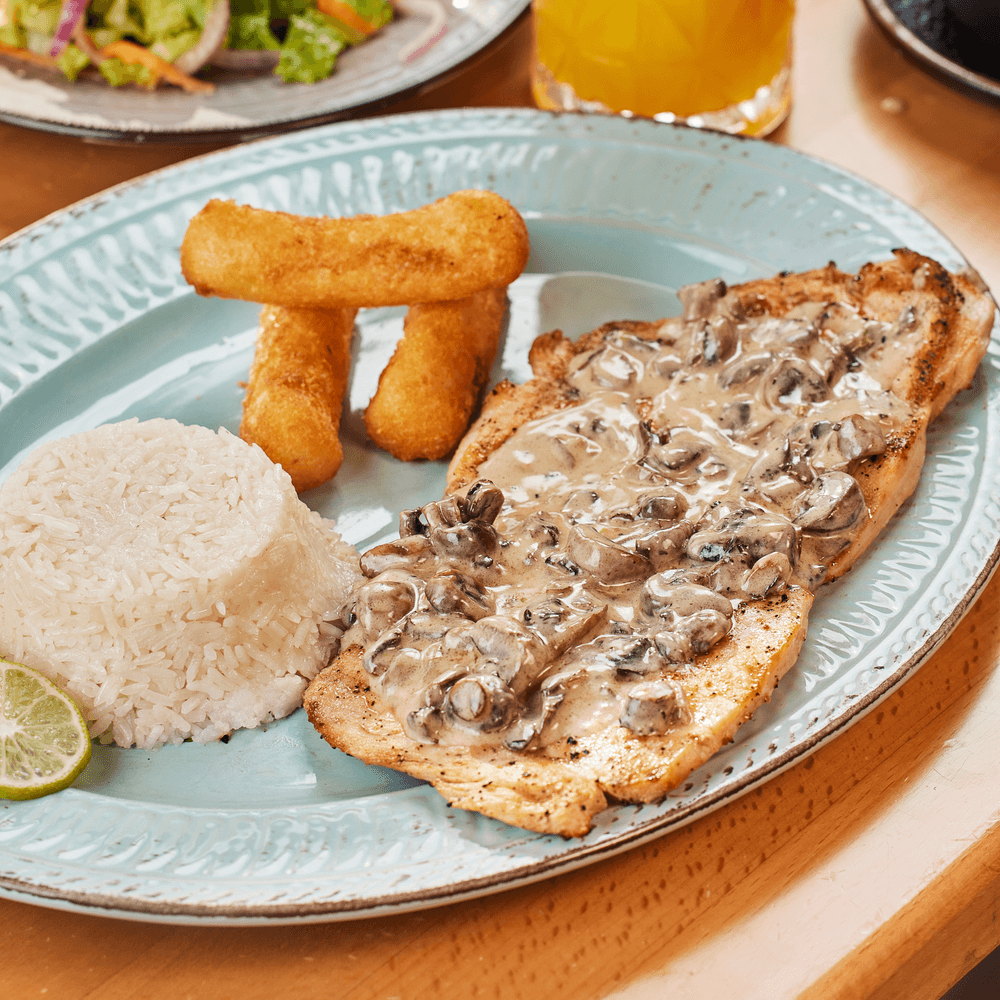 Pollo con champiñones Lunch Special