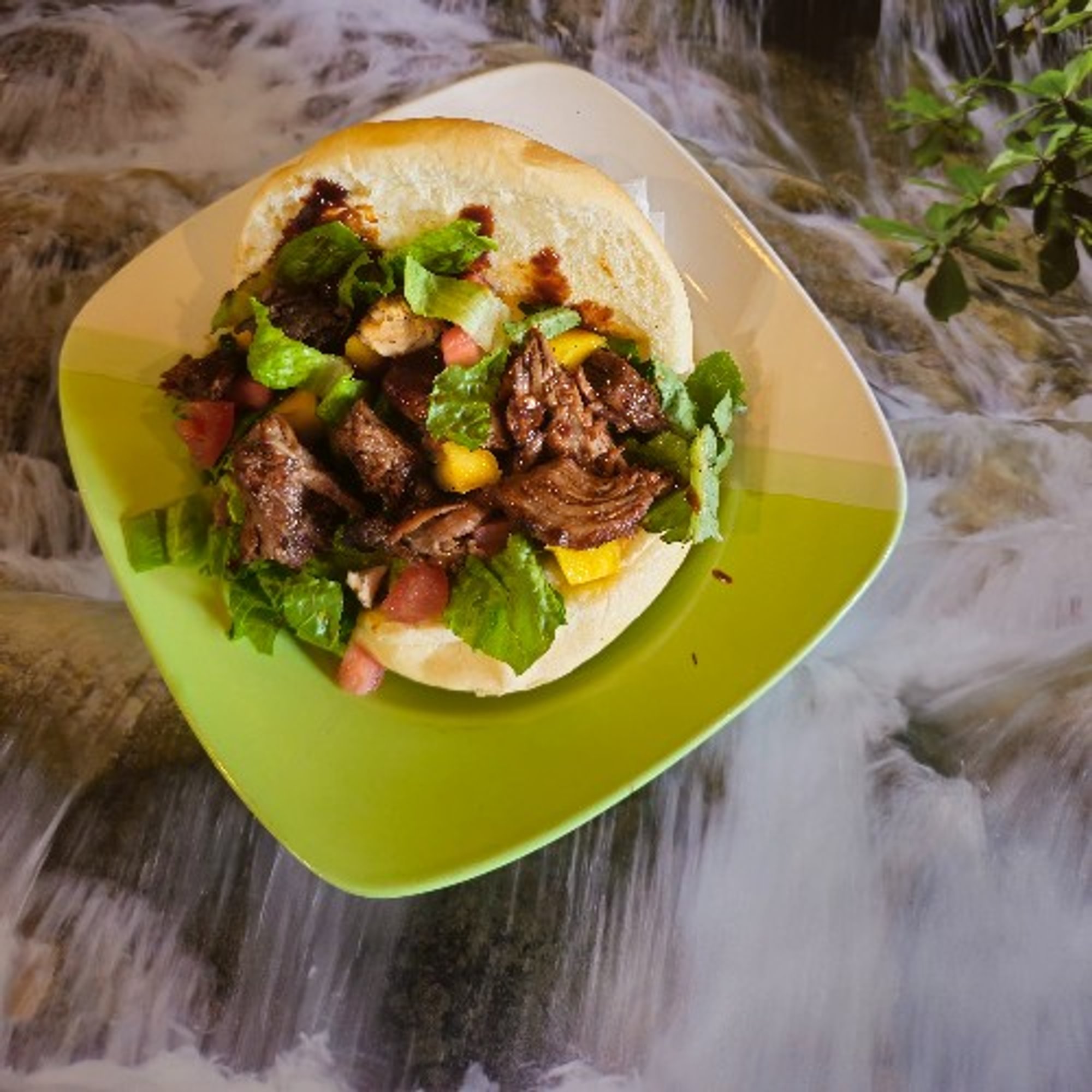 Jerk Beef Sandwich