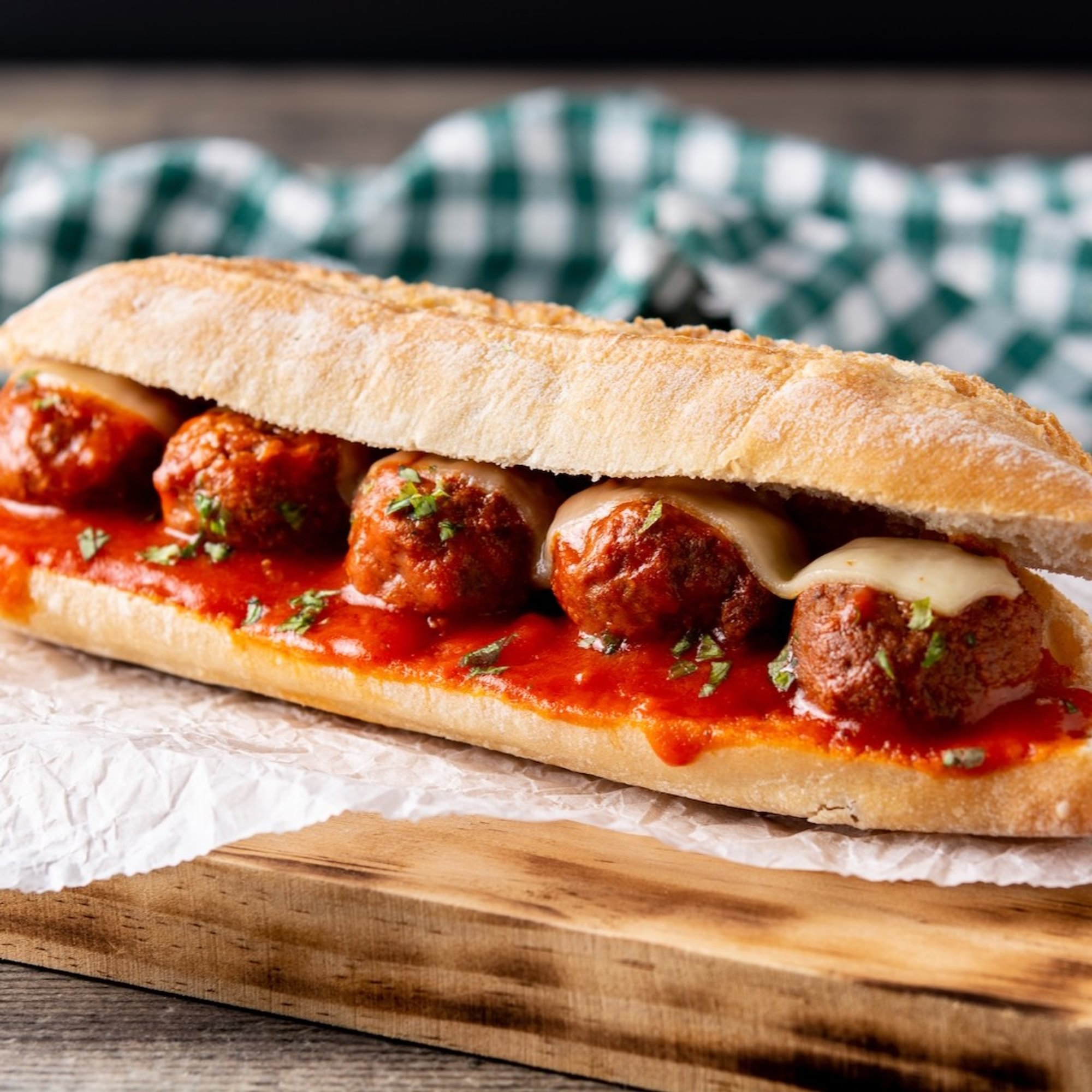 Meatball Parmesan Hero
