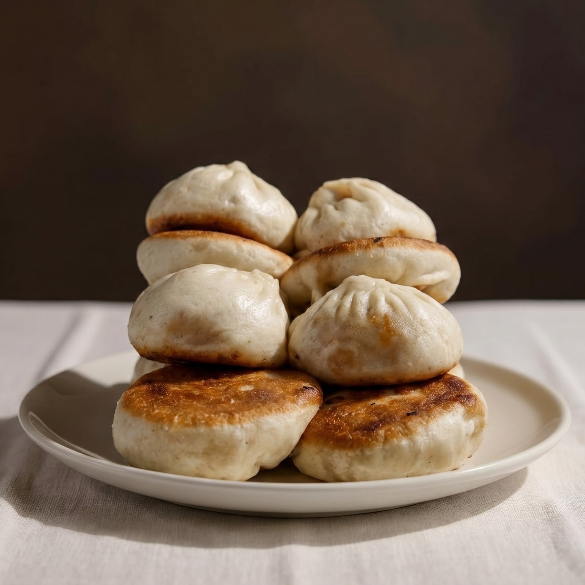 Traditional Pork Pan Fried / 传统猪肉生煎包