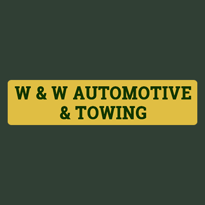 W &amp; W Automotive and Towing Logo