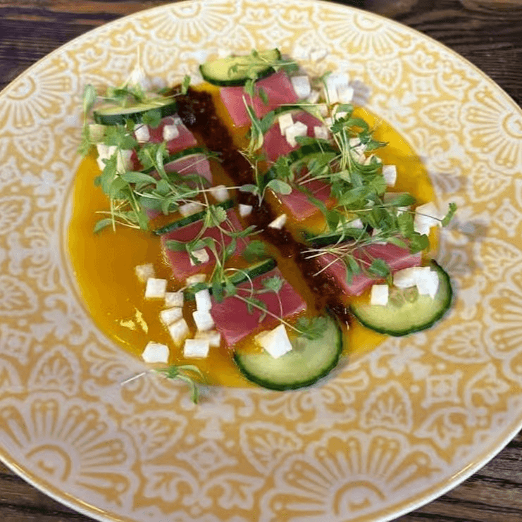 Chili and Lime Tuna Crudo