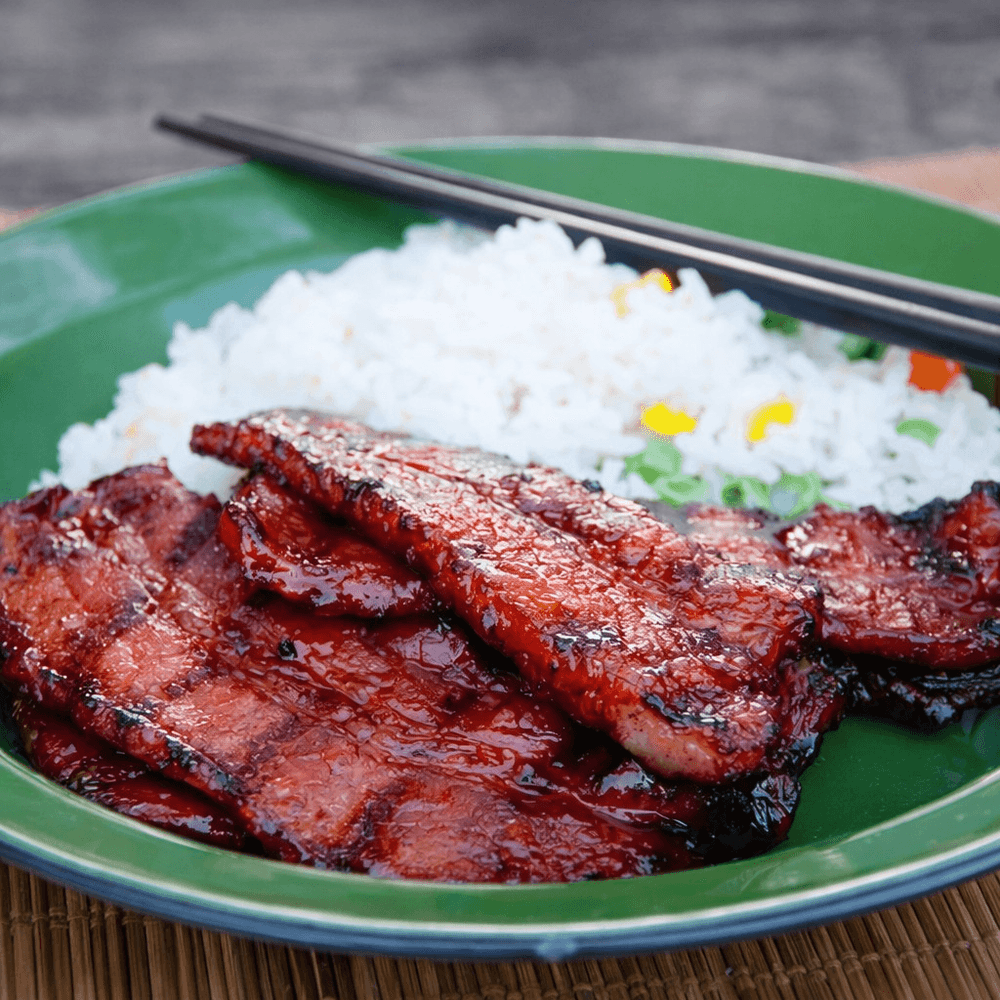 Marinated Steak with Rice