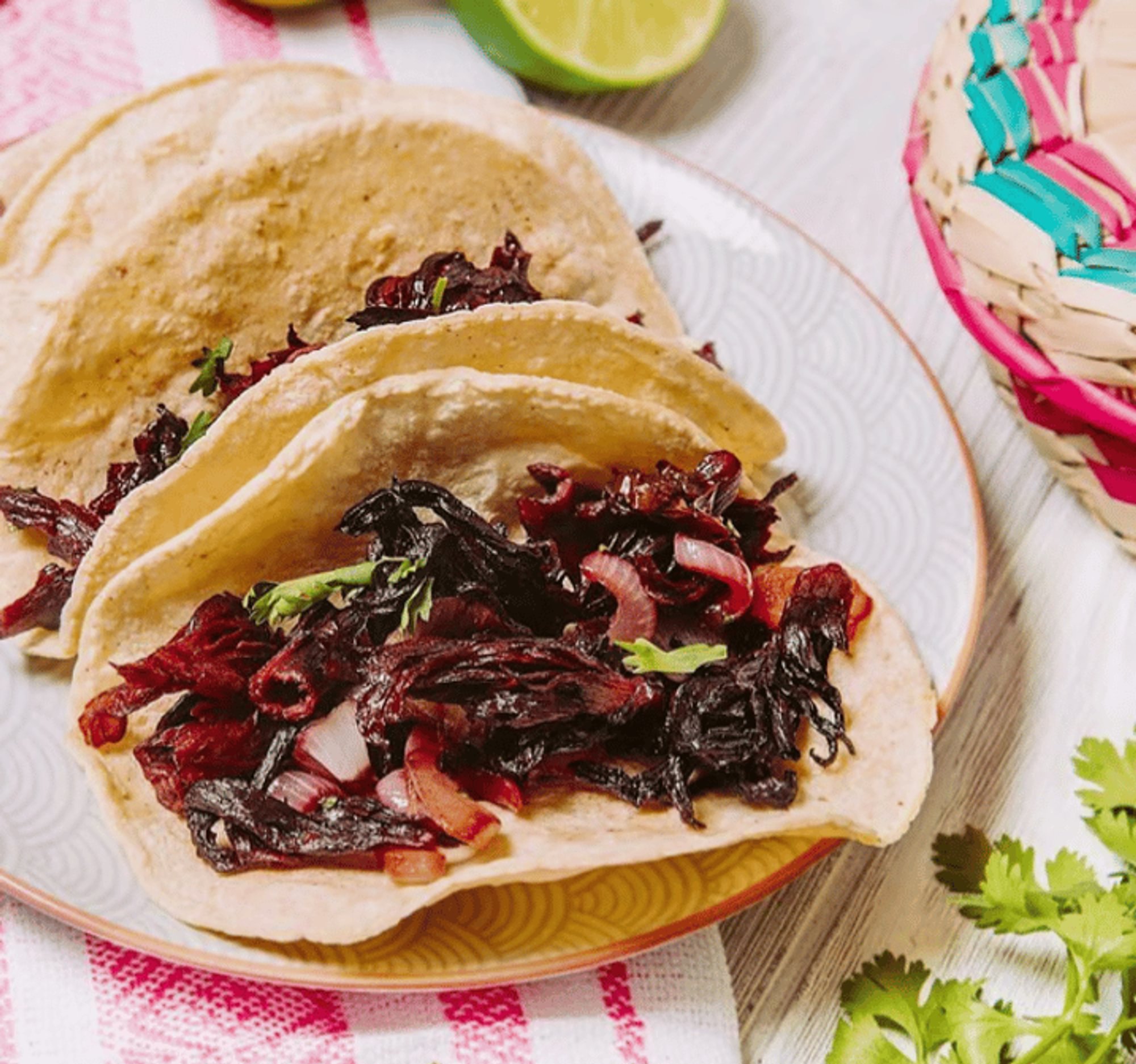 Tacos De Jamaica (3) (Hibiscus)