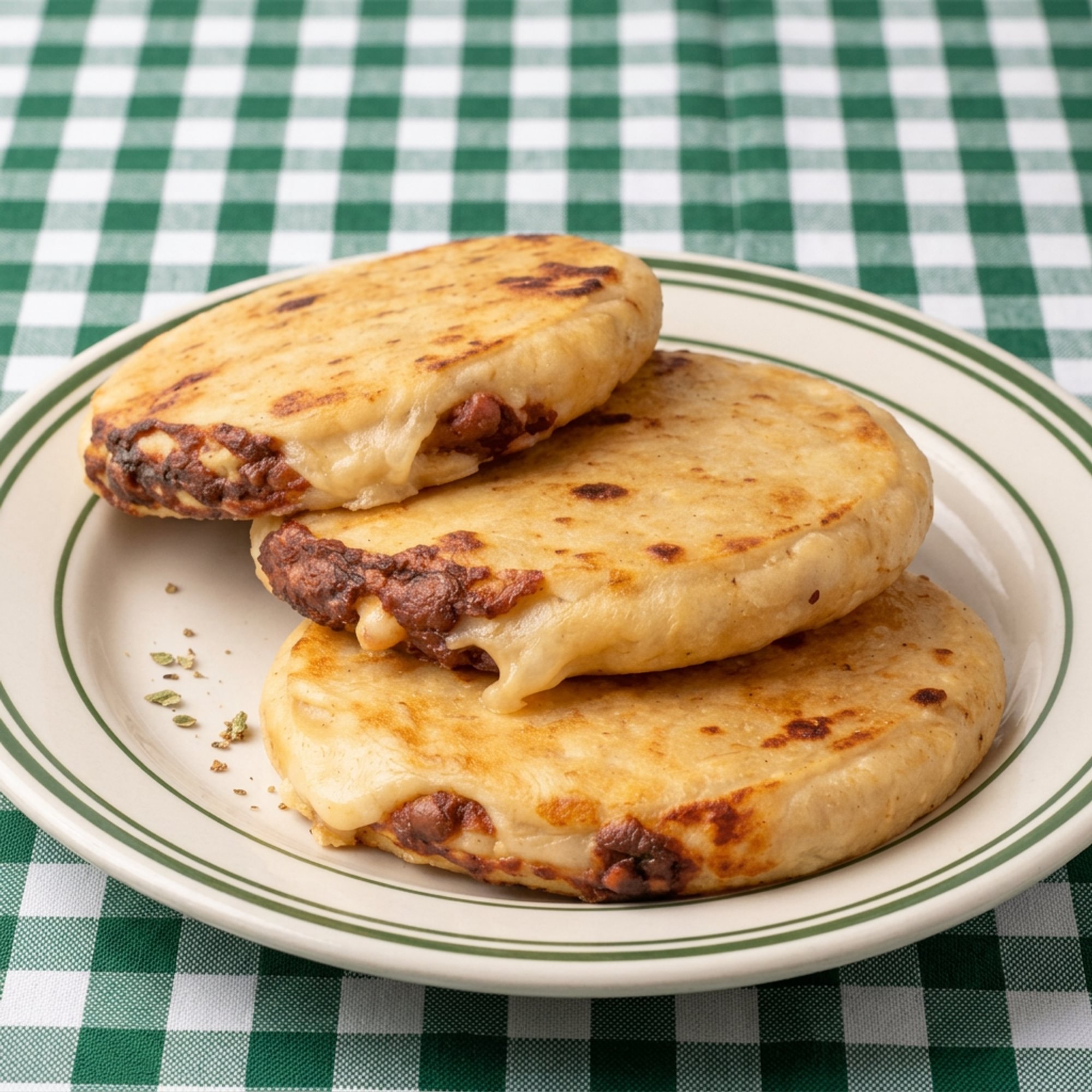 Pollo con Queso Pupusa