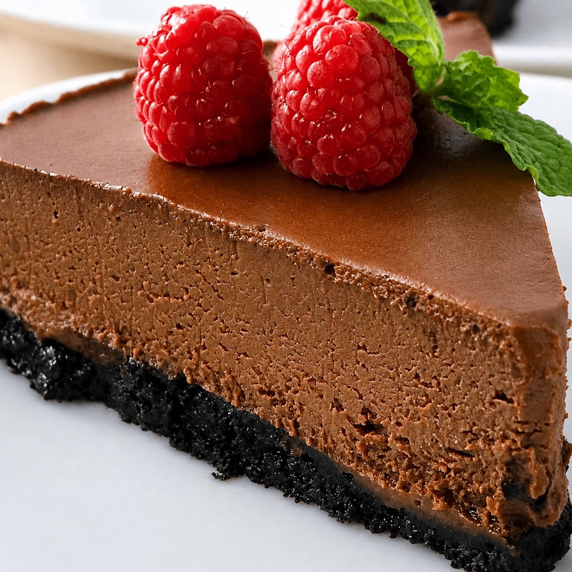 Chocolate Nutella Cheesecake (Pastel De Avellana Americana)