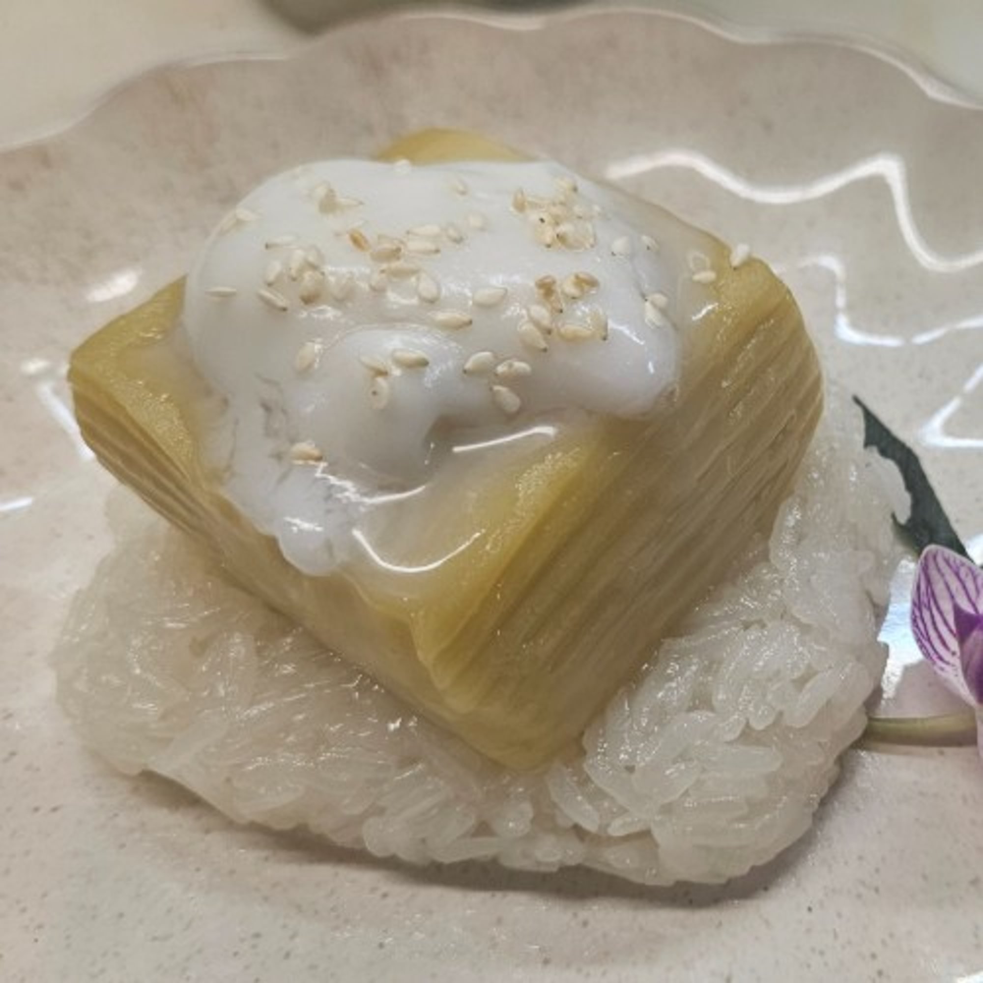 Thai Custard with Sticky Rice