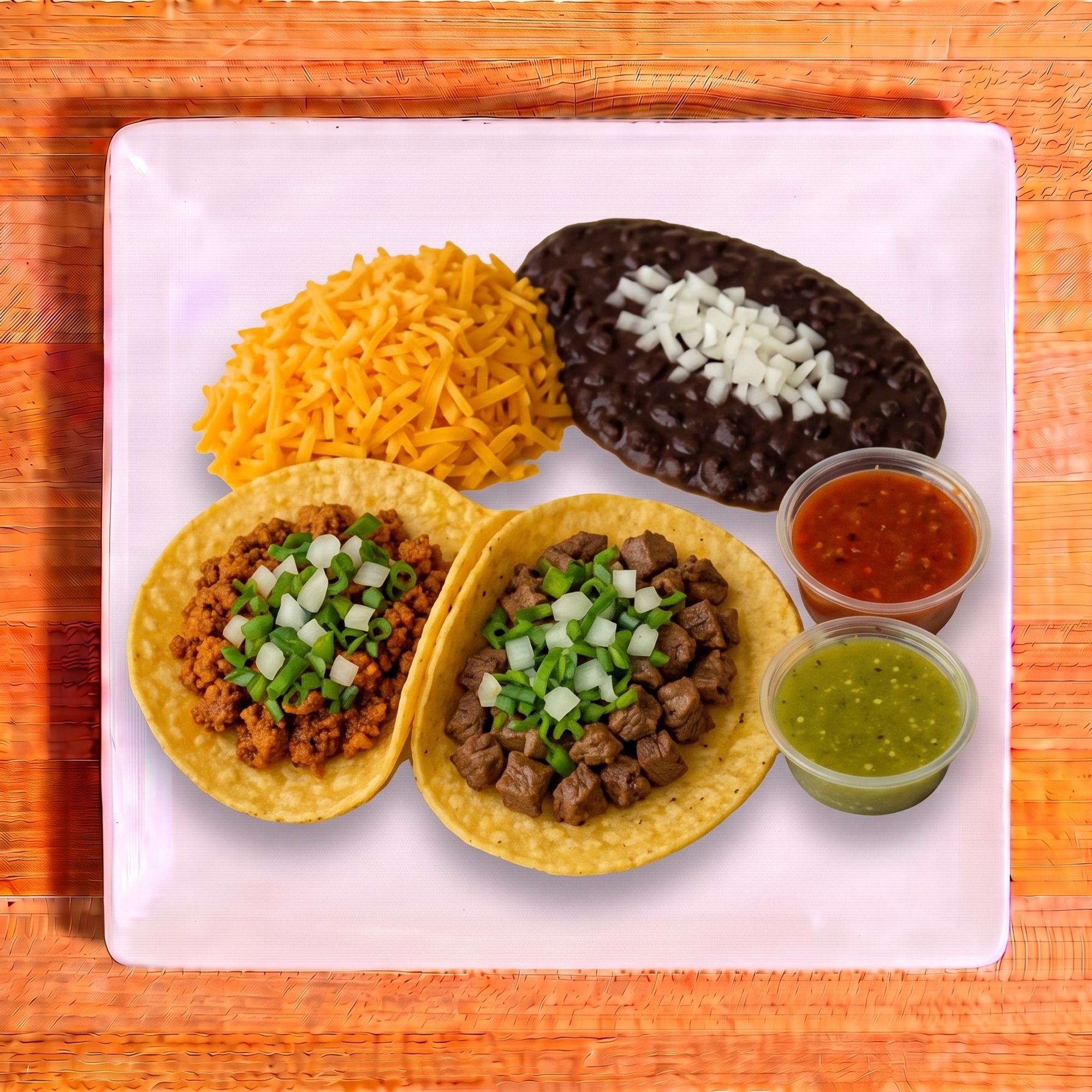Taco en Plate/ (Taco Combo)