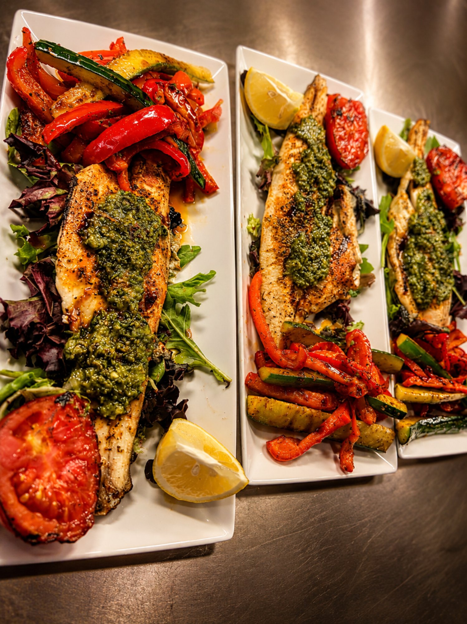 The Chimichurri Branzino