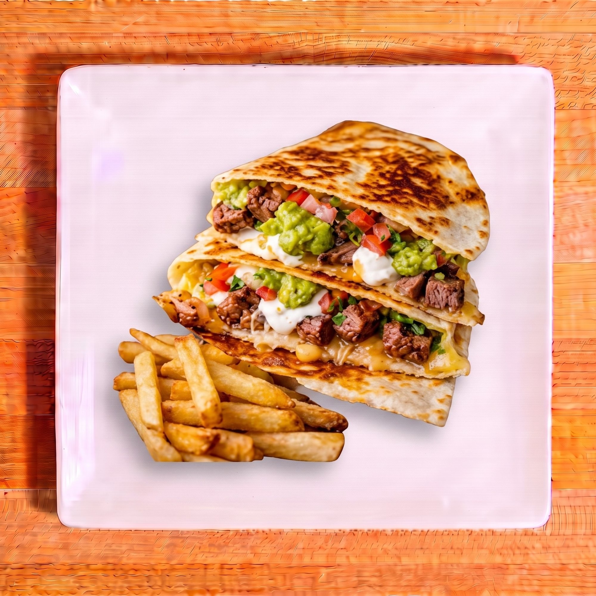 Combo Quesadilla Suprema + Papas + Bebida