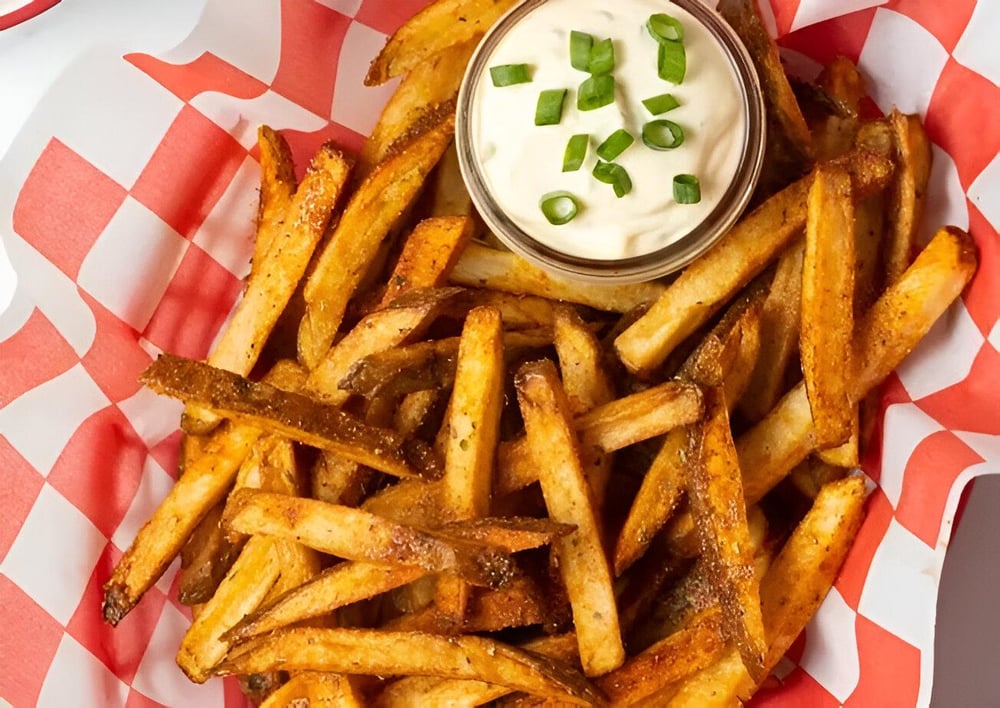 spicy fries large
