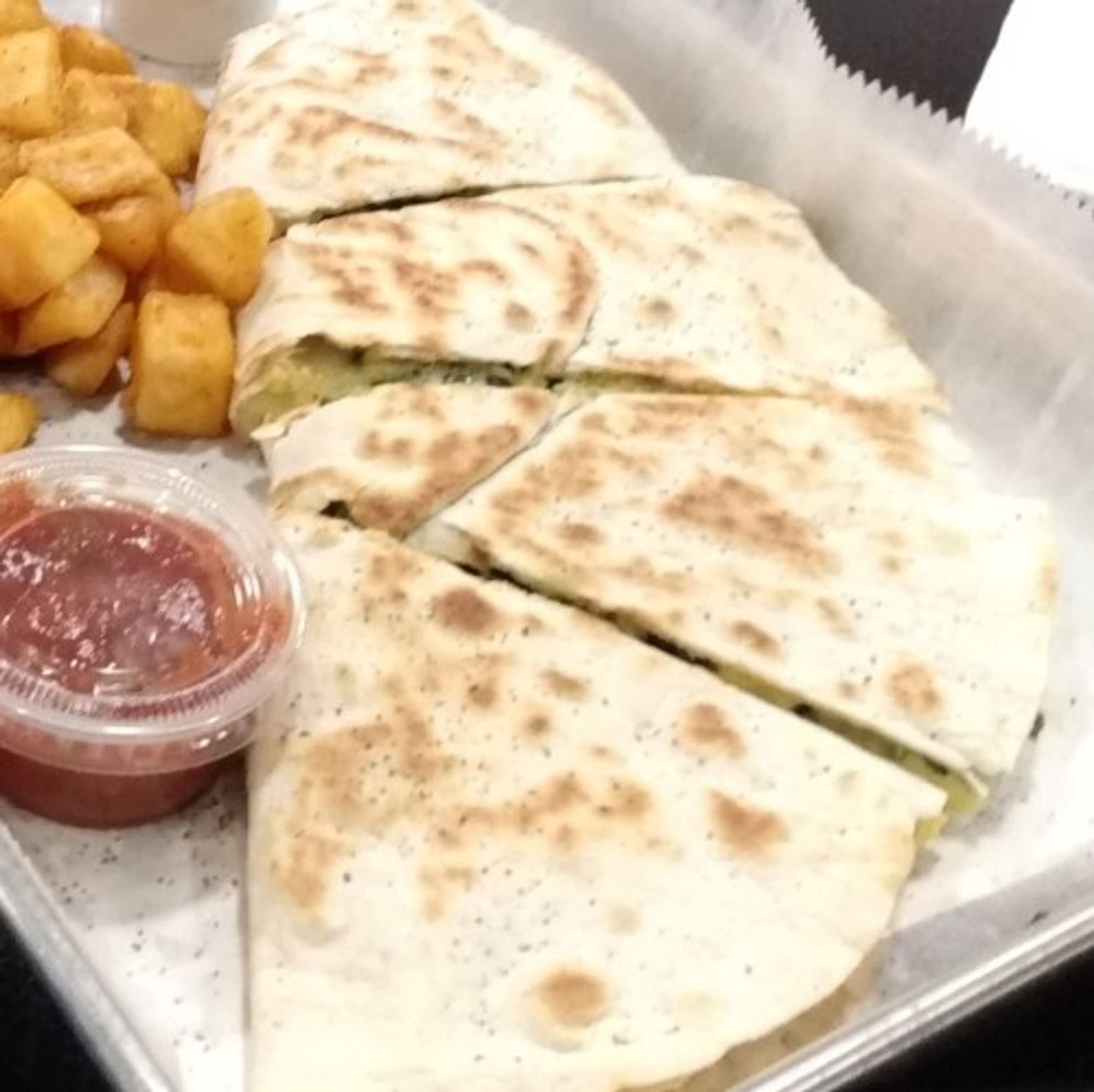 Mushroom Quesadilla
