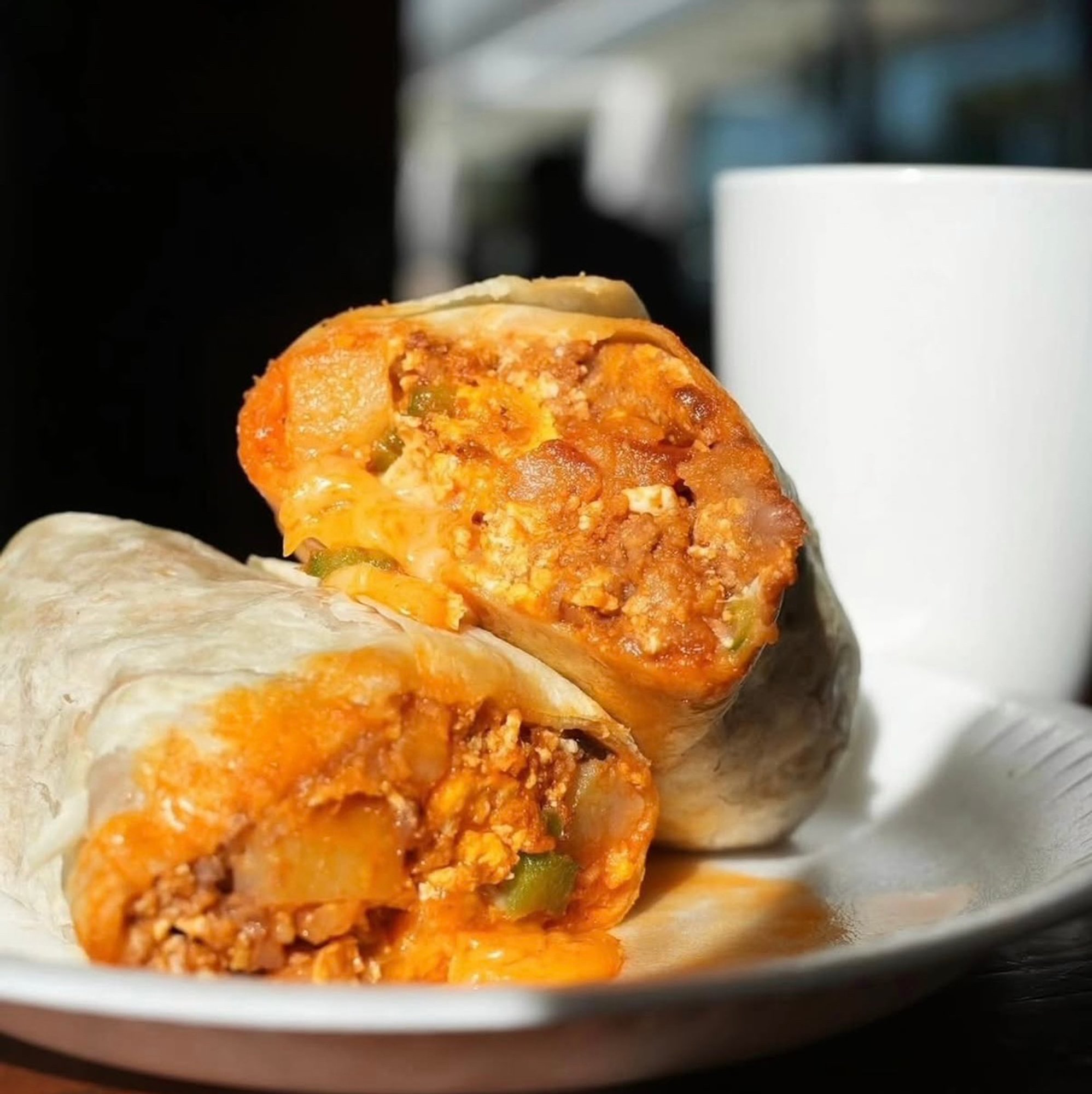 Huevos Con Chorizo Burrito