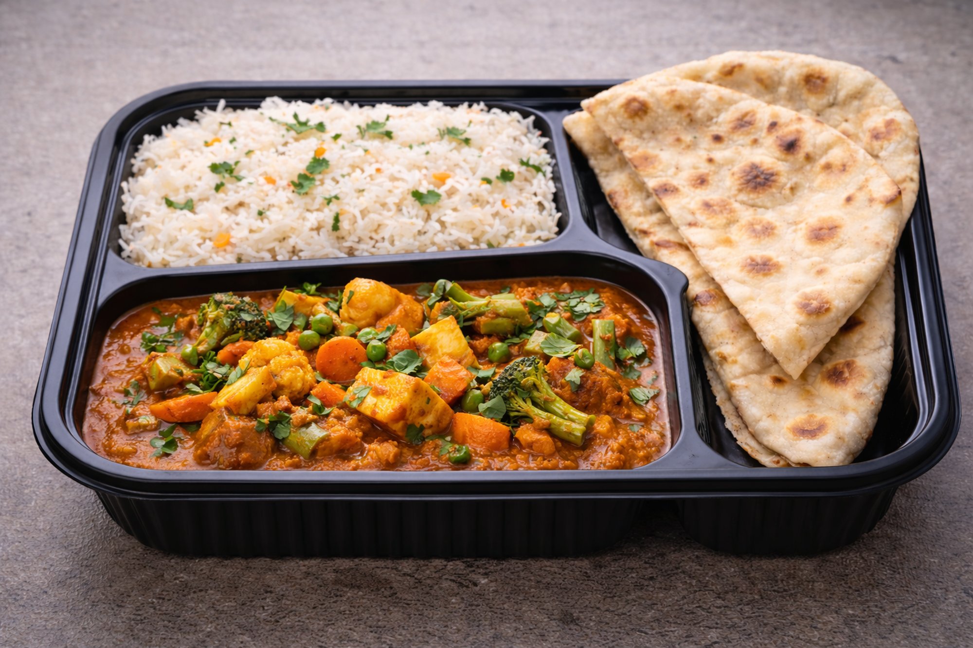 Mixed Vegetable Curry Lunch Box