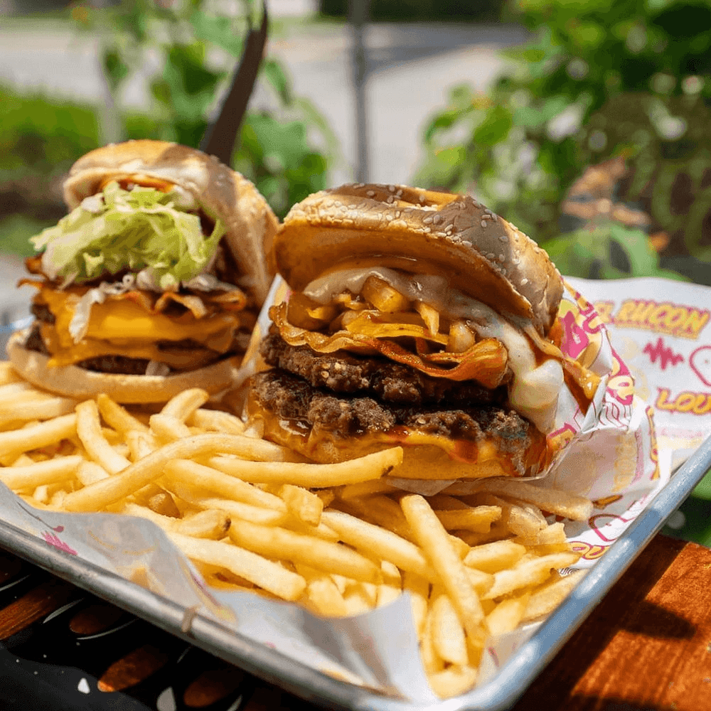 Bandeja De Hamburguesas