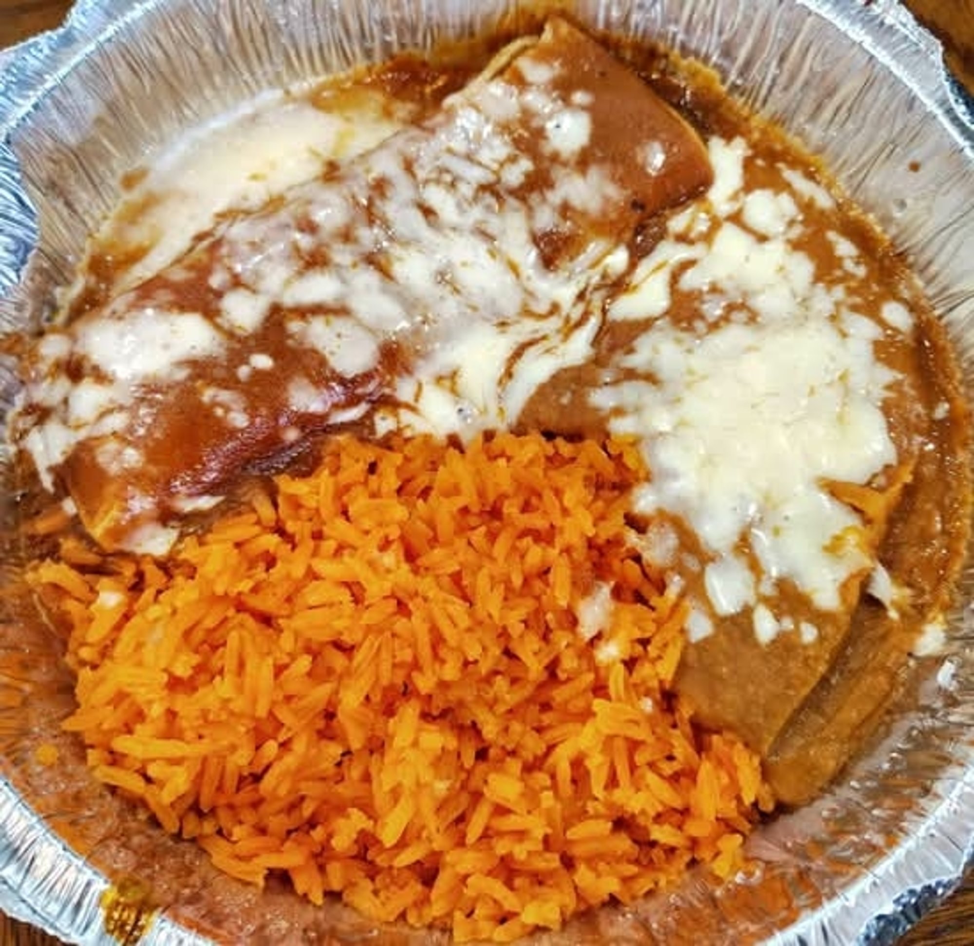 Kids Enchilada Rice and Beans