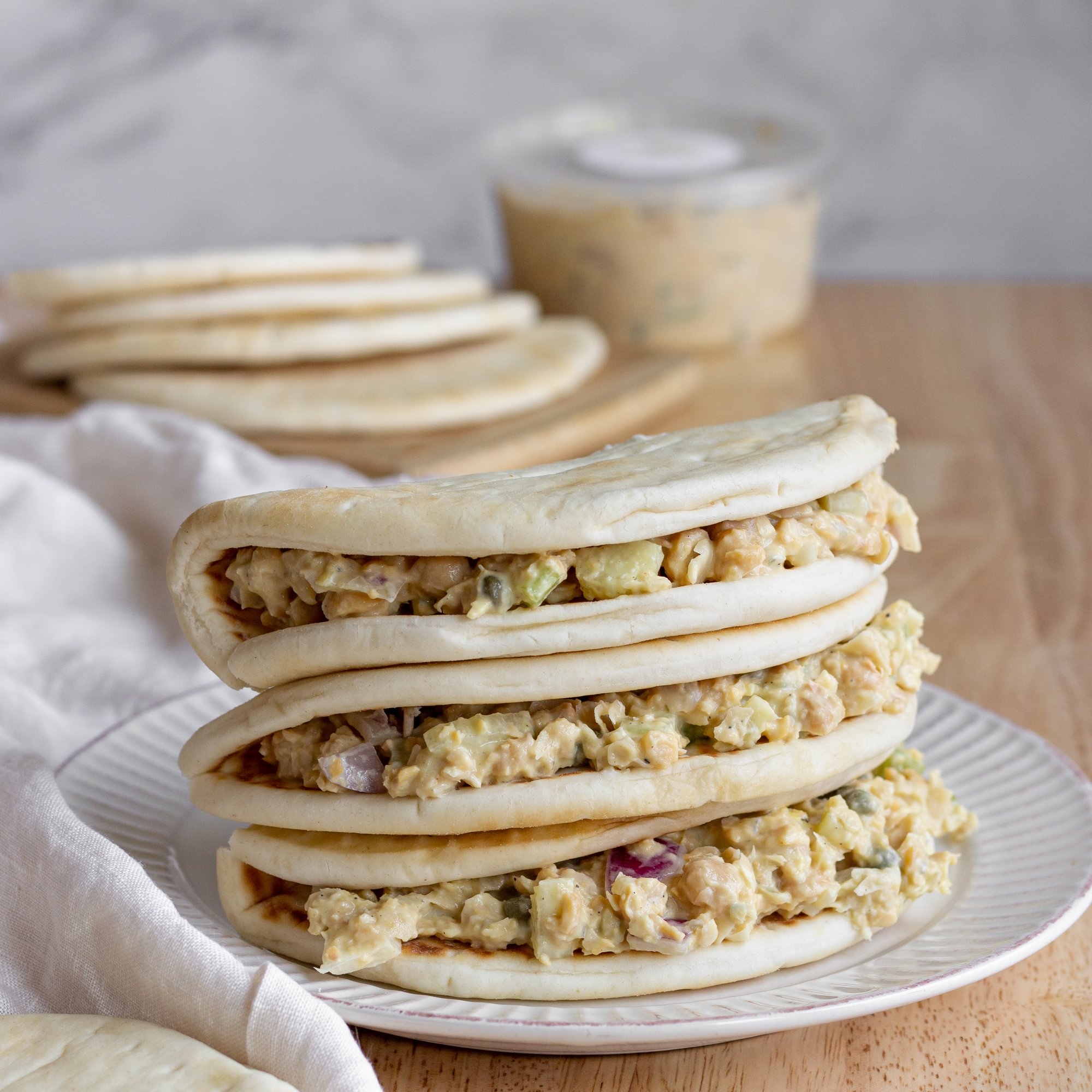 Chickpea Salad w/ Pita