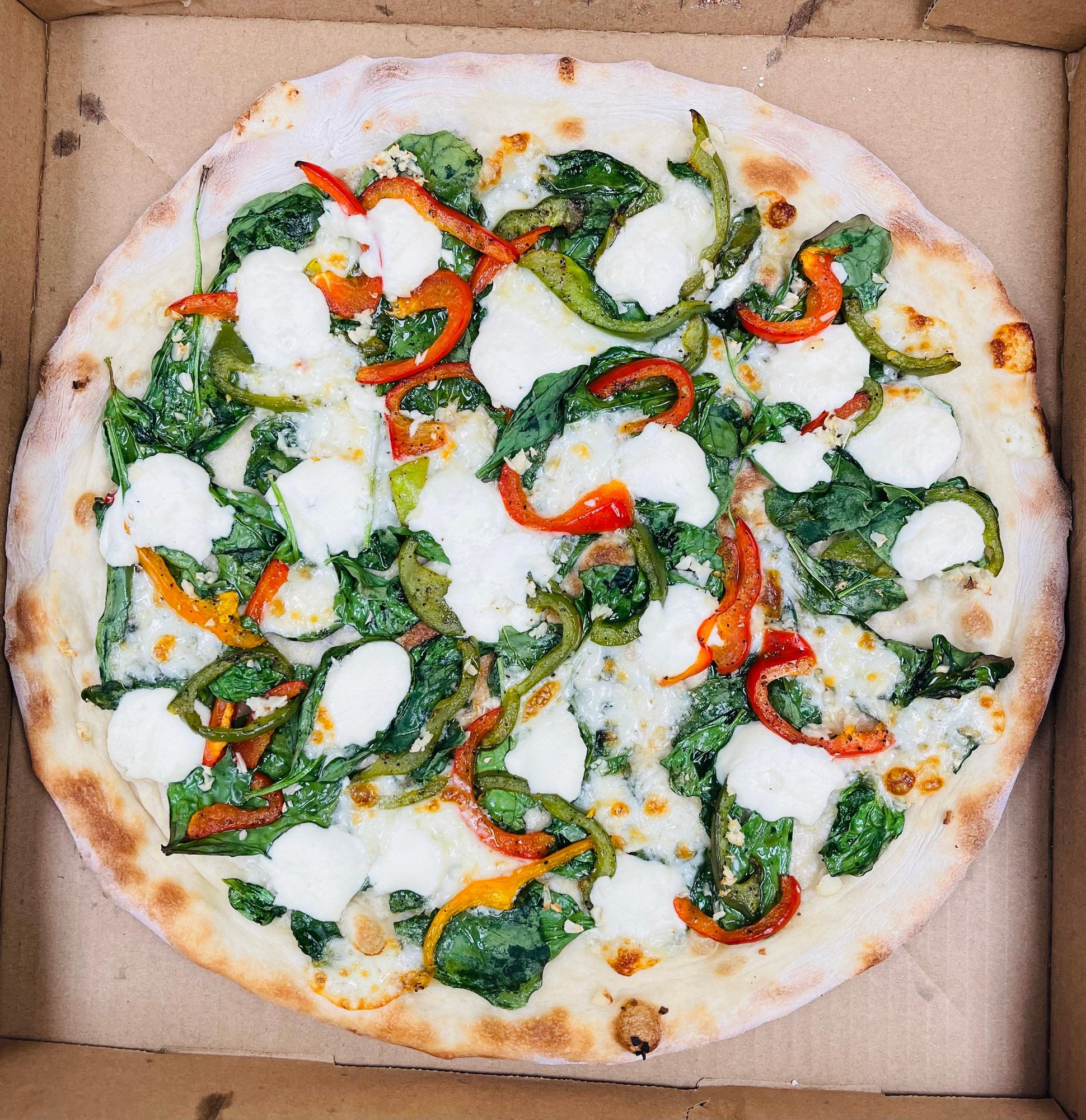 14" Bianchi Spinach Pizza