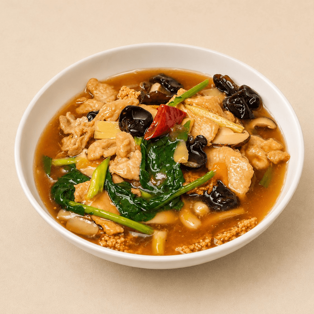 Pork with Crispy Rice / 锅巴肉片