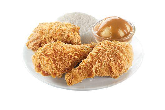 3 Pc Chickenjoy w/ 2 Sides