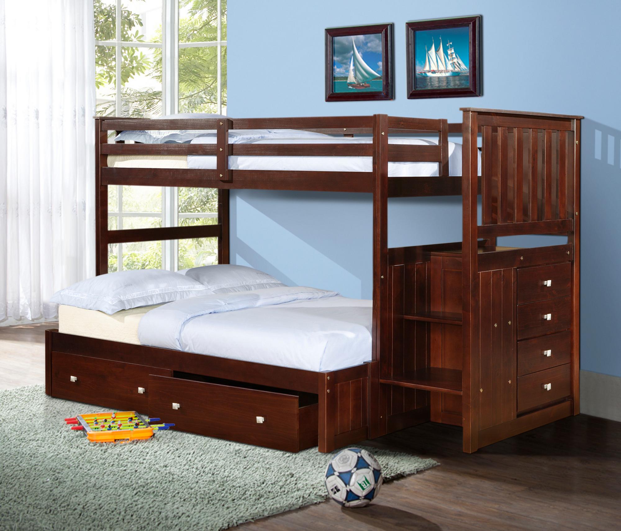 Mariner Twin over Full Bunk Bed with Trundle