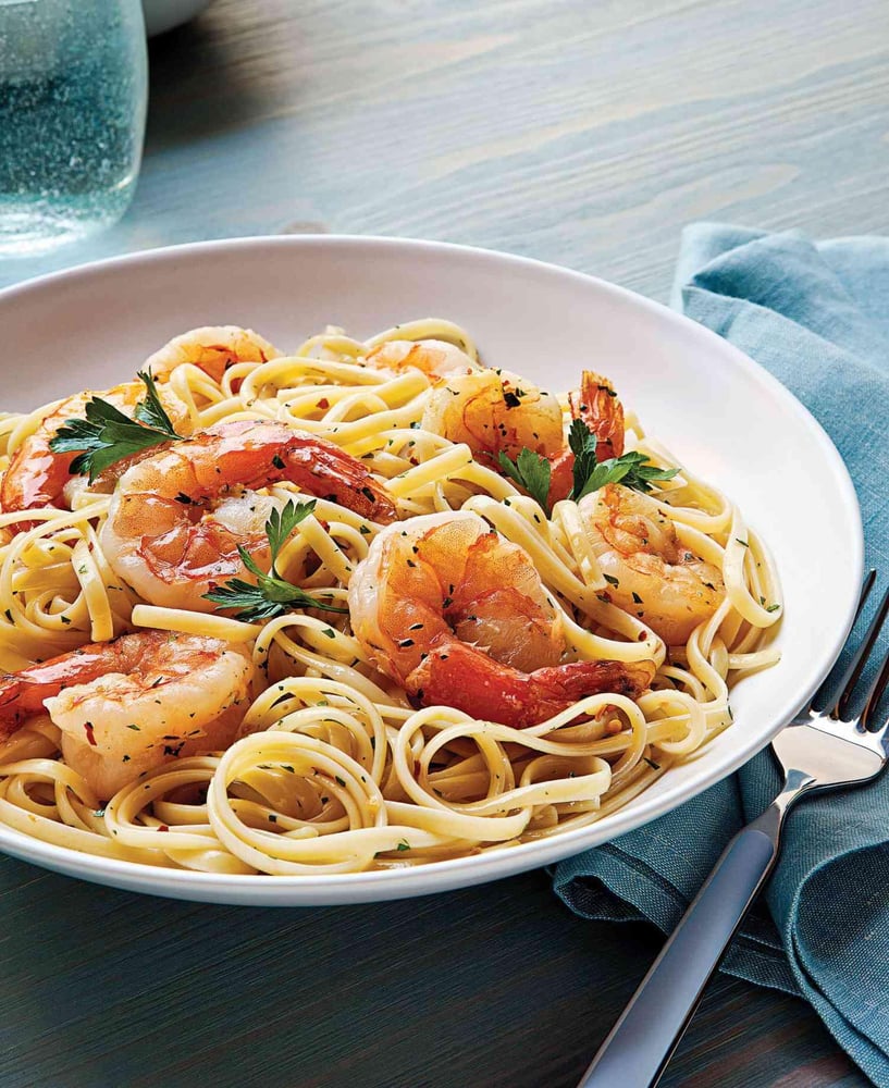Pasta With Shrimp Scampi