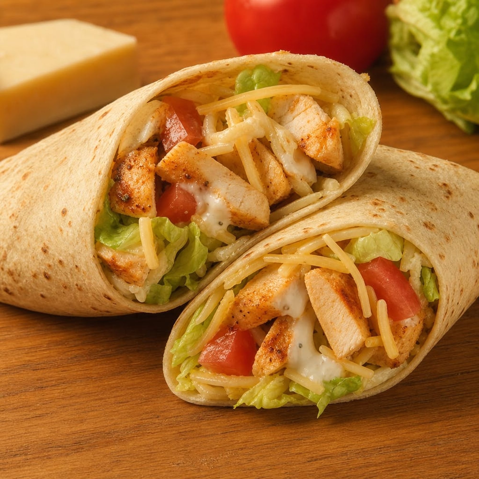 Grilled Cajun Chicken Wrap