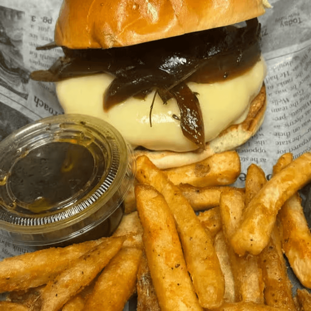 French Onion Burger