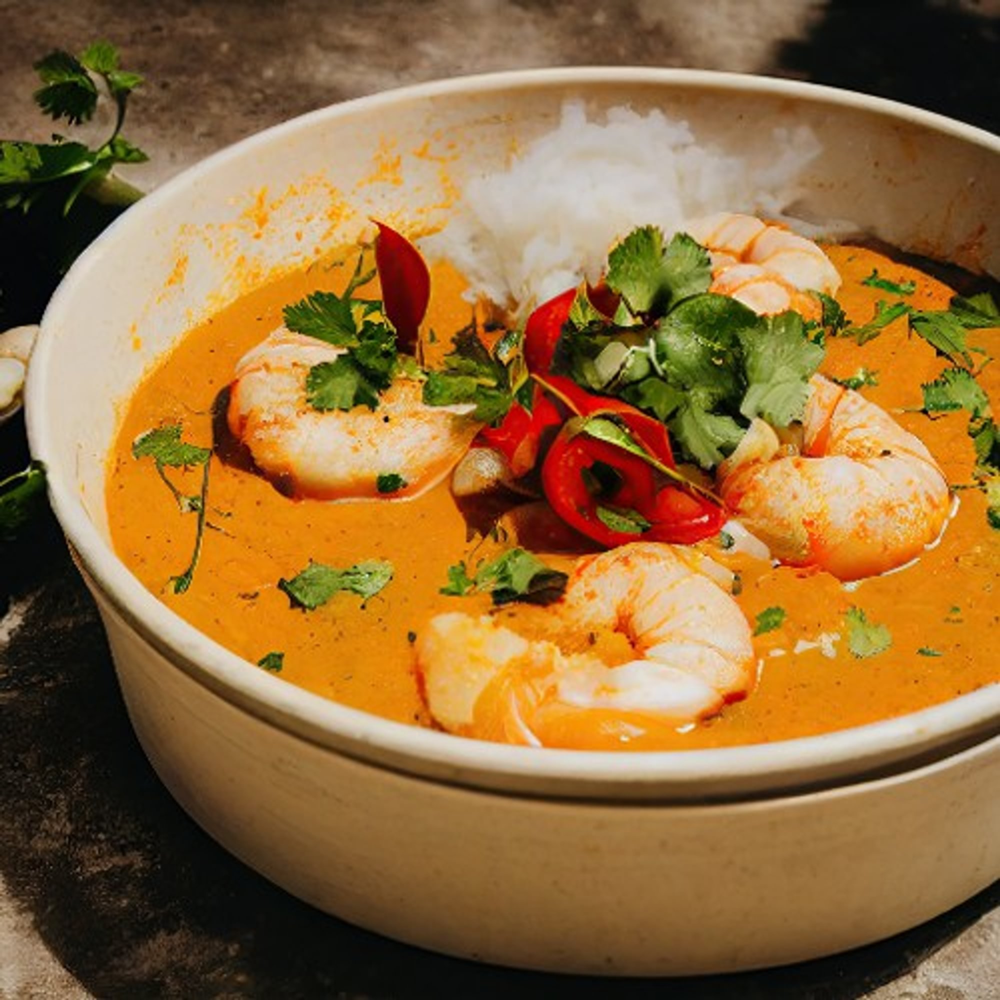 Fish or Shrimp Curry (GF)