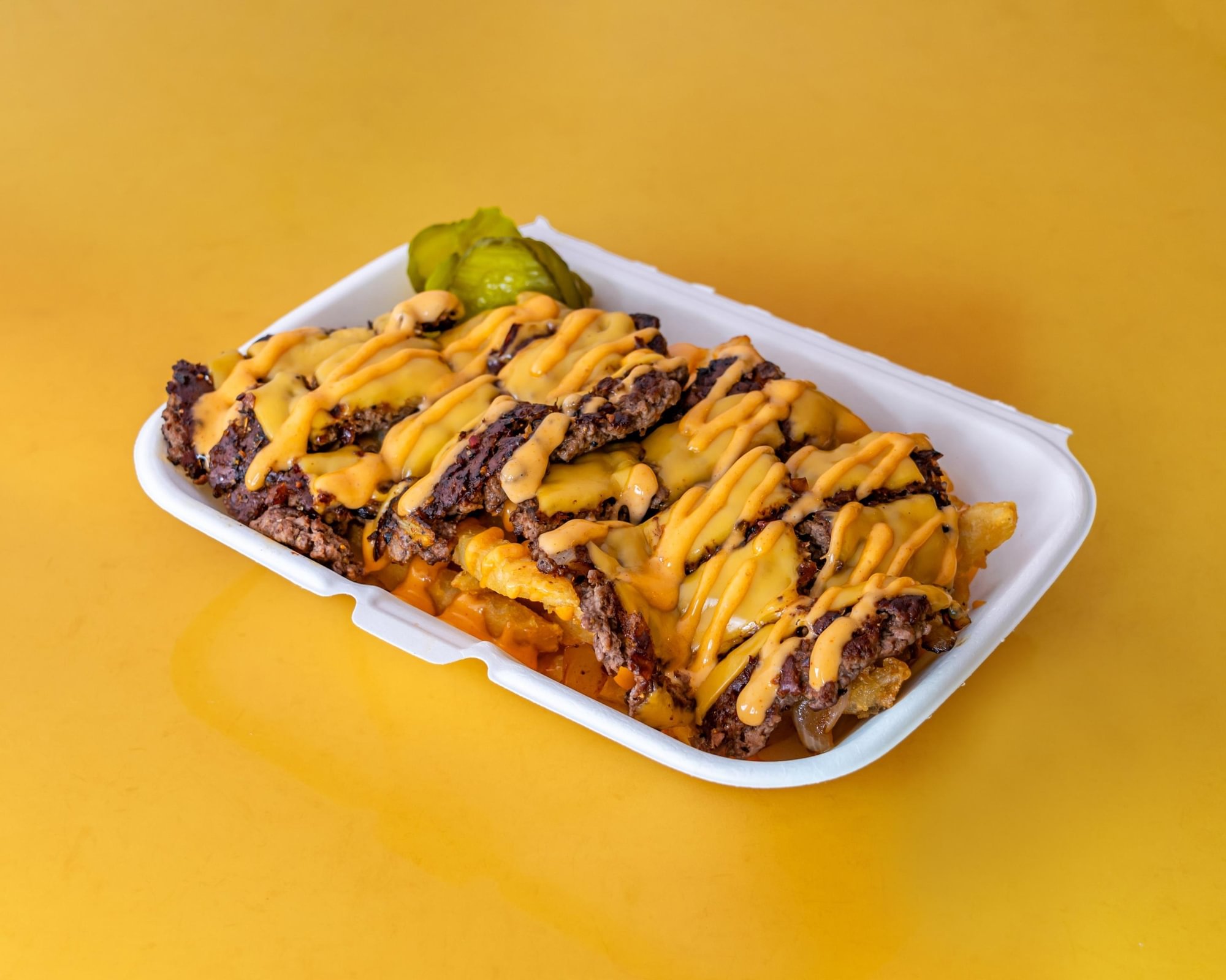 Loaded Burger & Fries