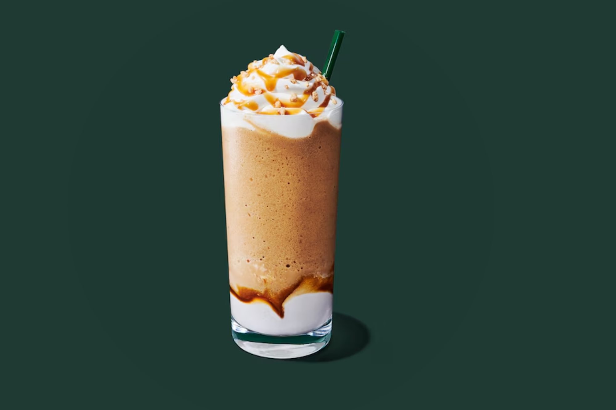 Caramel Ribbon Crunch Frappe