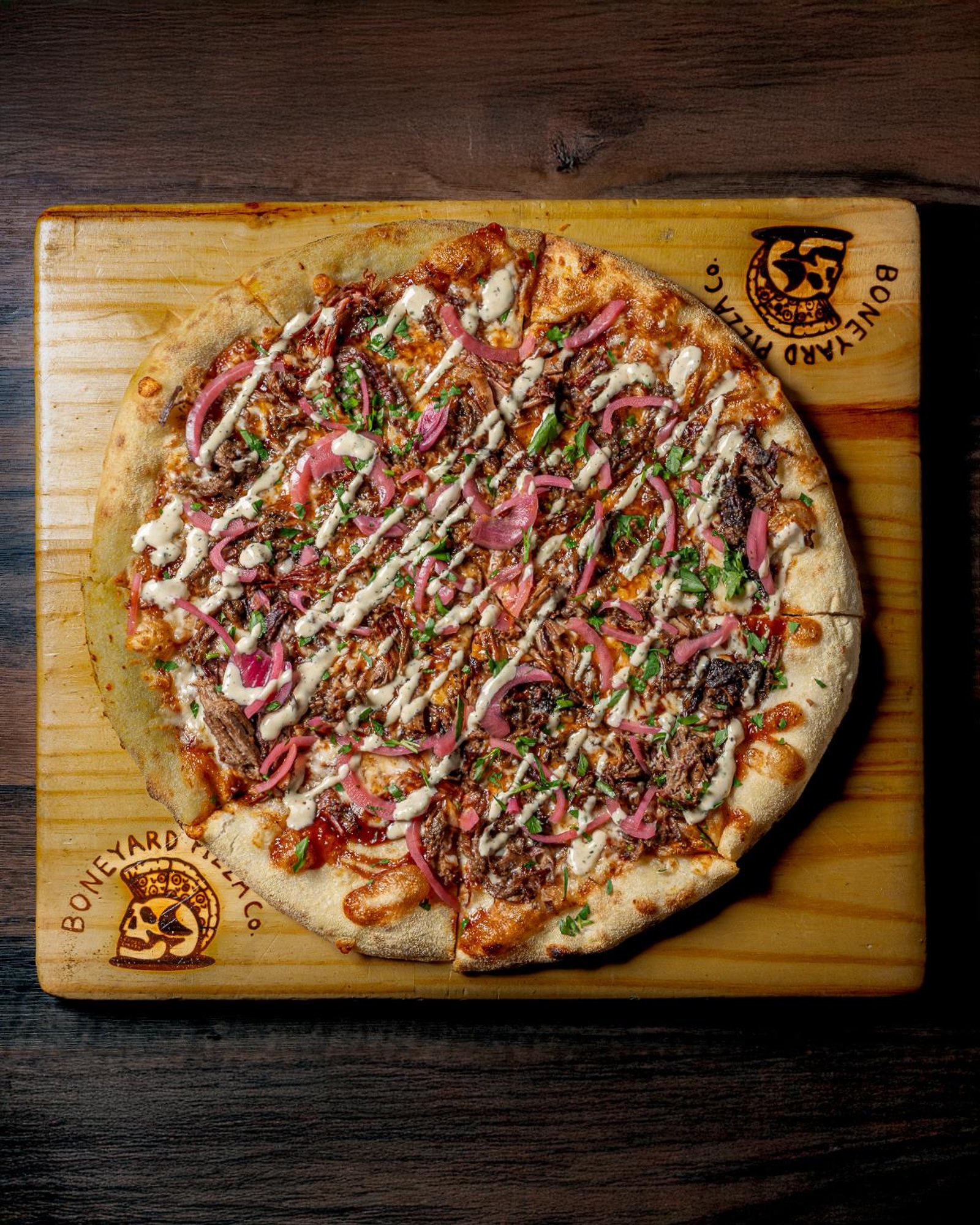 Brisket pizza