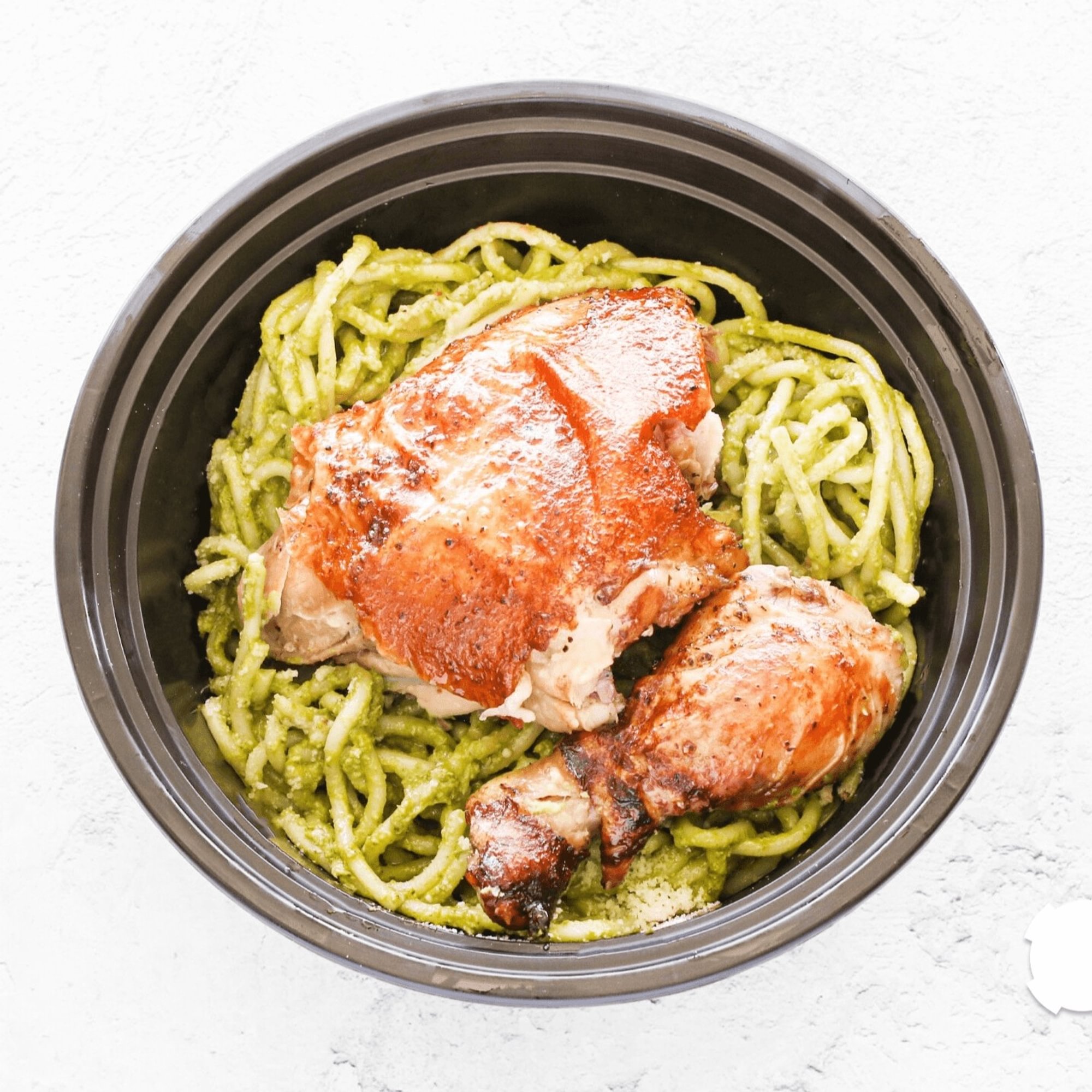 1/4 Chicken Pesto Pasta Bowl