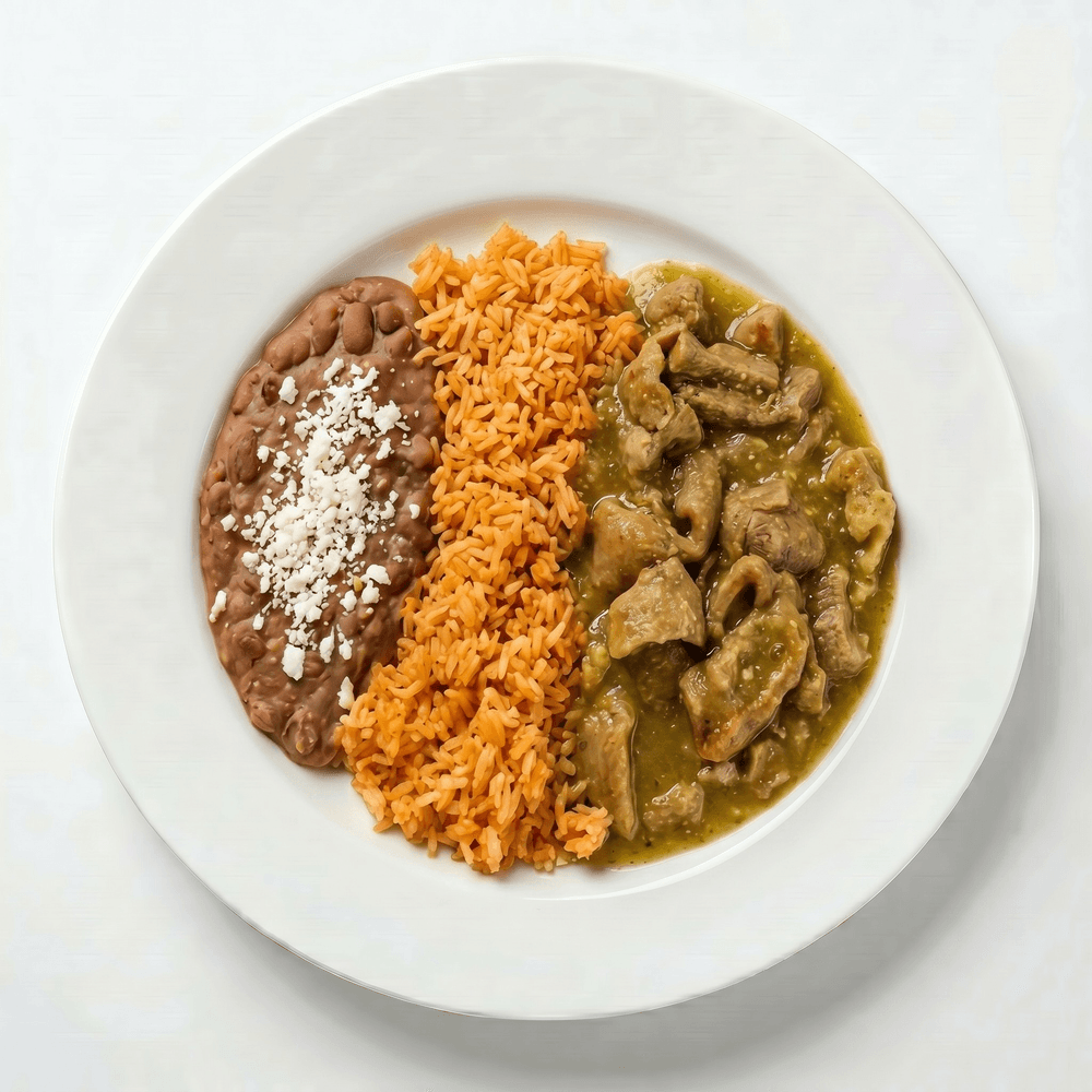 Platillo de Chicharrón en Salsa Verde