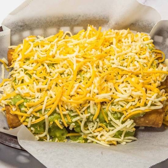 15. Three Big Rolled Tacos Combo