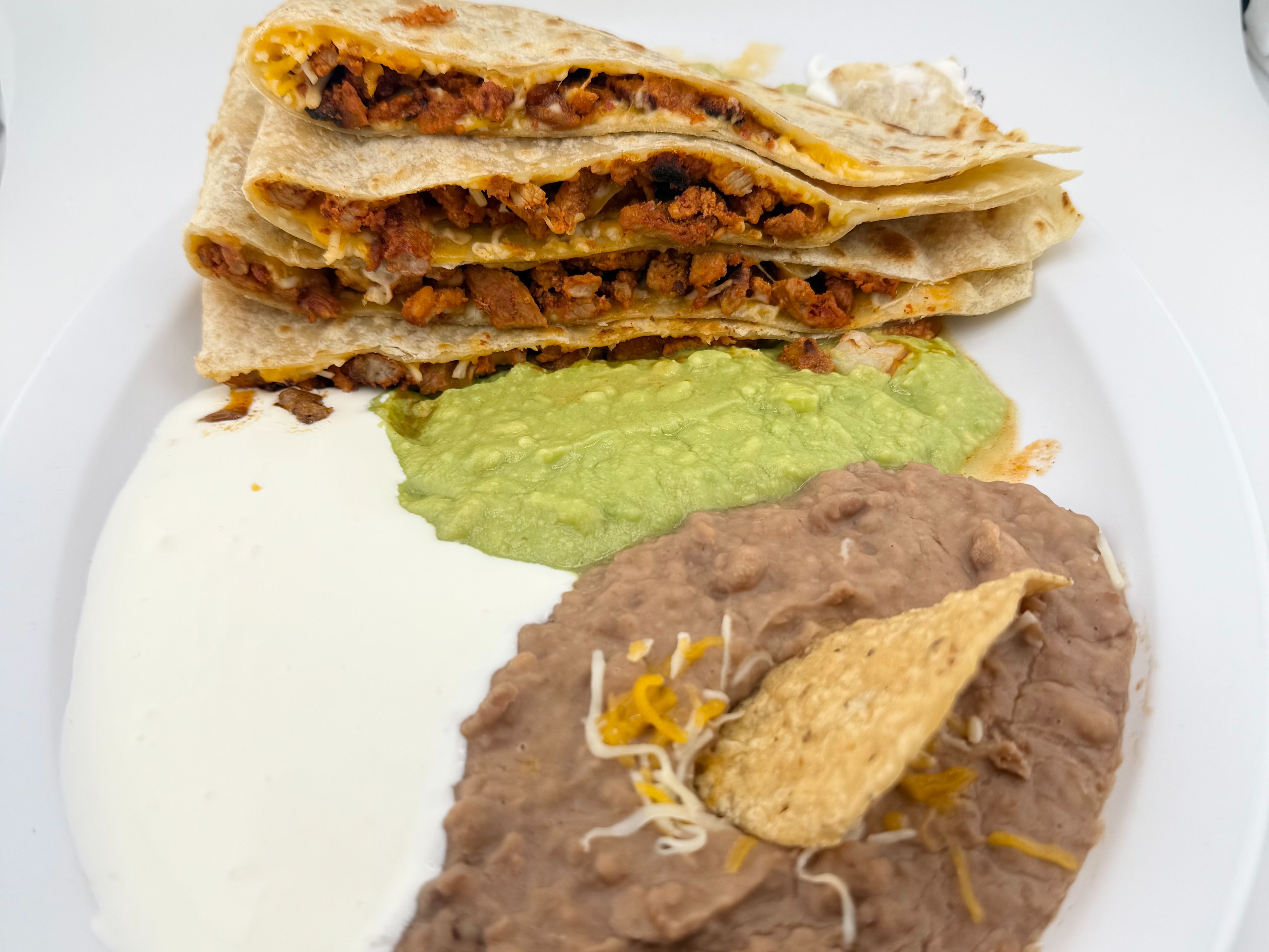 Al Pastor Super Quesadilla