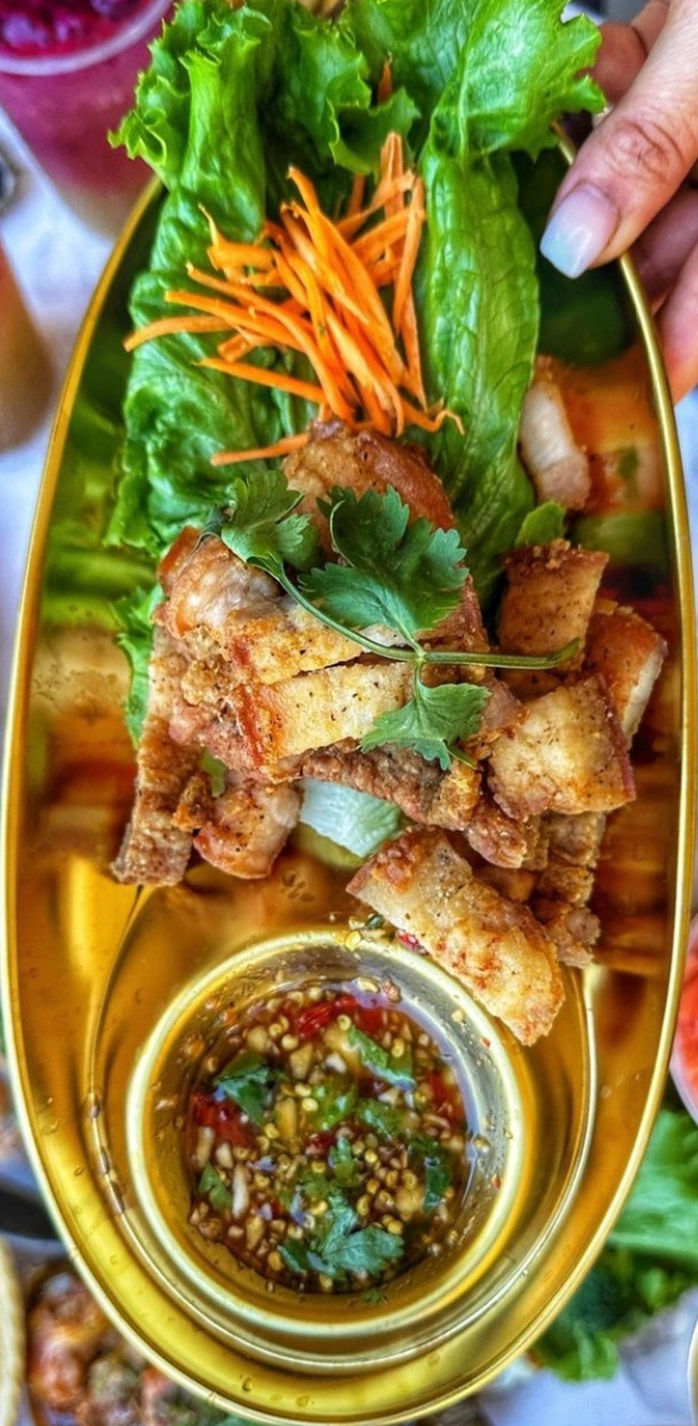 Fried pork belly