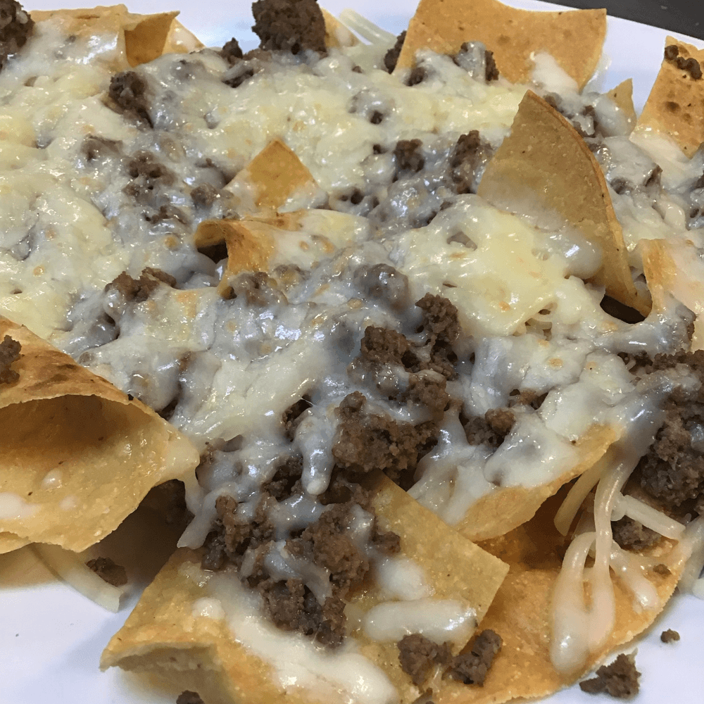 Cheese and Beef Nachos