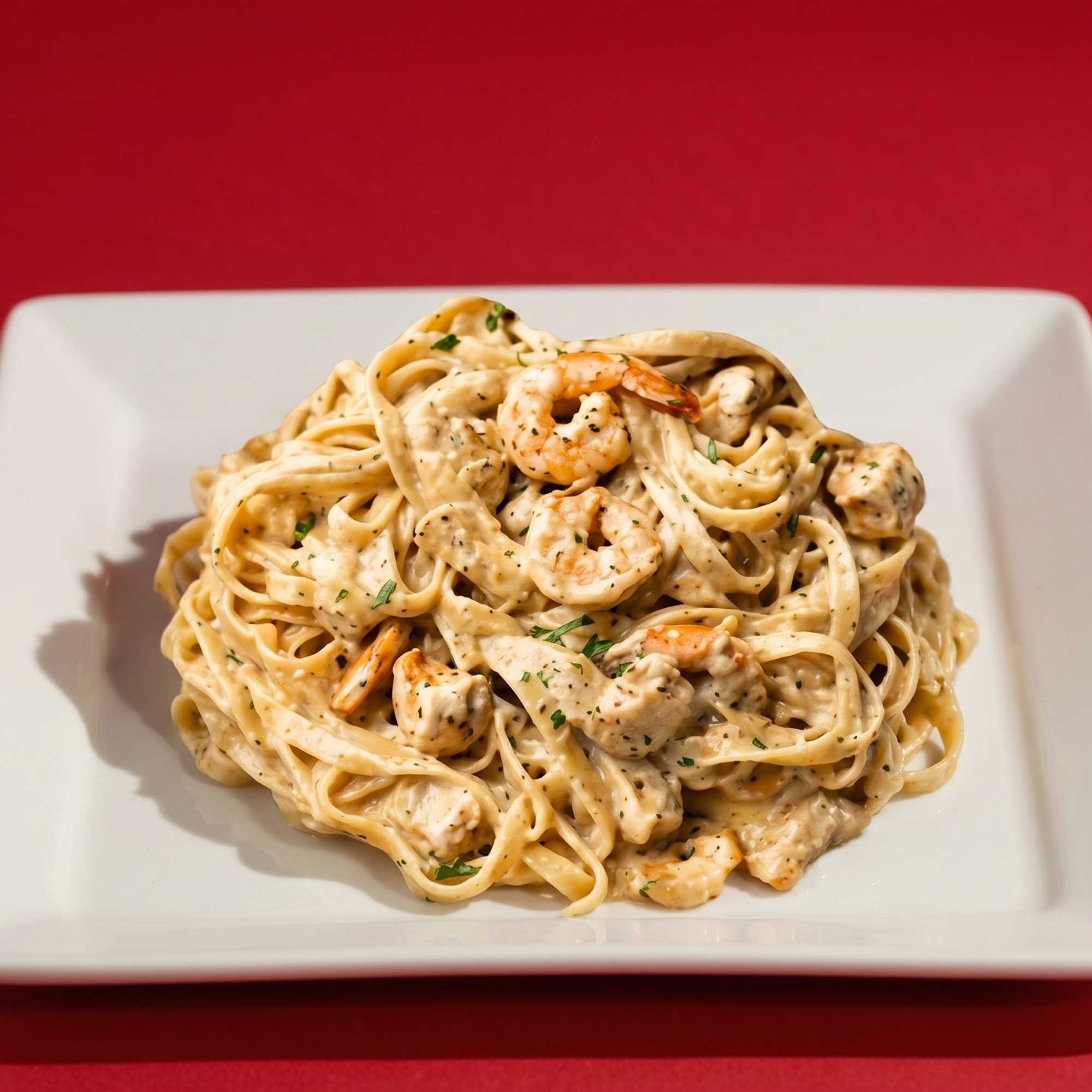 Chicken & Shrimp Alfredo