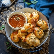 Pizza Dough Knots