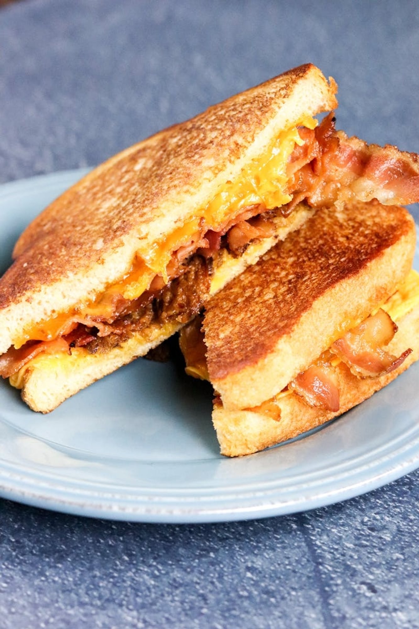 Grilled Cheese with Bacon Sandwich