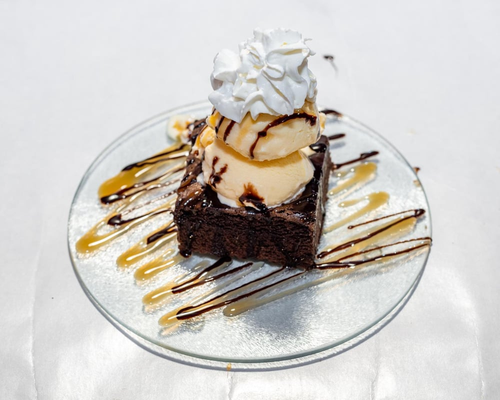 Chocolate Brownie with Ice Cream