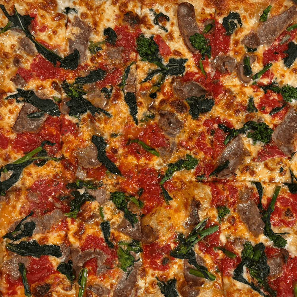 Broccoli Rabe Grandma Pizza